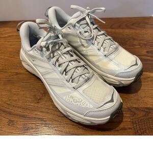 HOKA Women’s Mafate Speed 2 Trail Running Sneakers White/Blue Size 9W / 8M